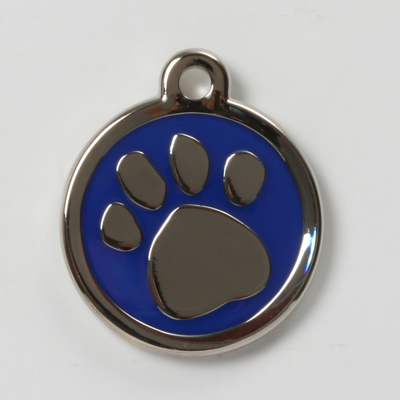 Design Hundemarken "Pawprint Blue"